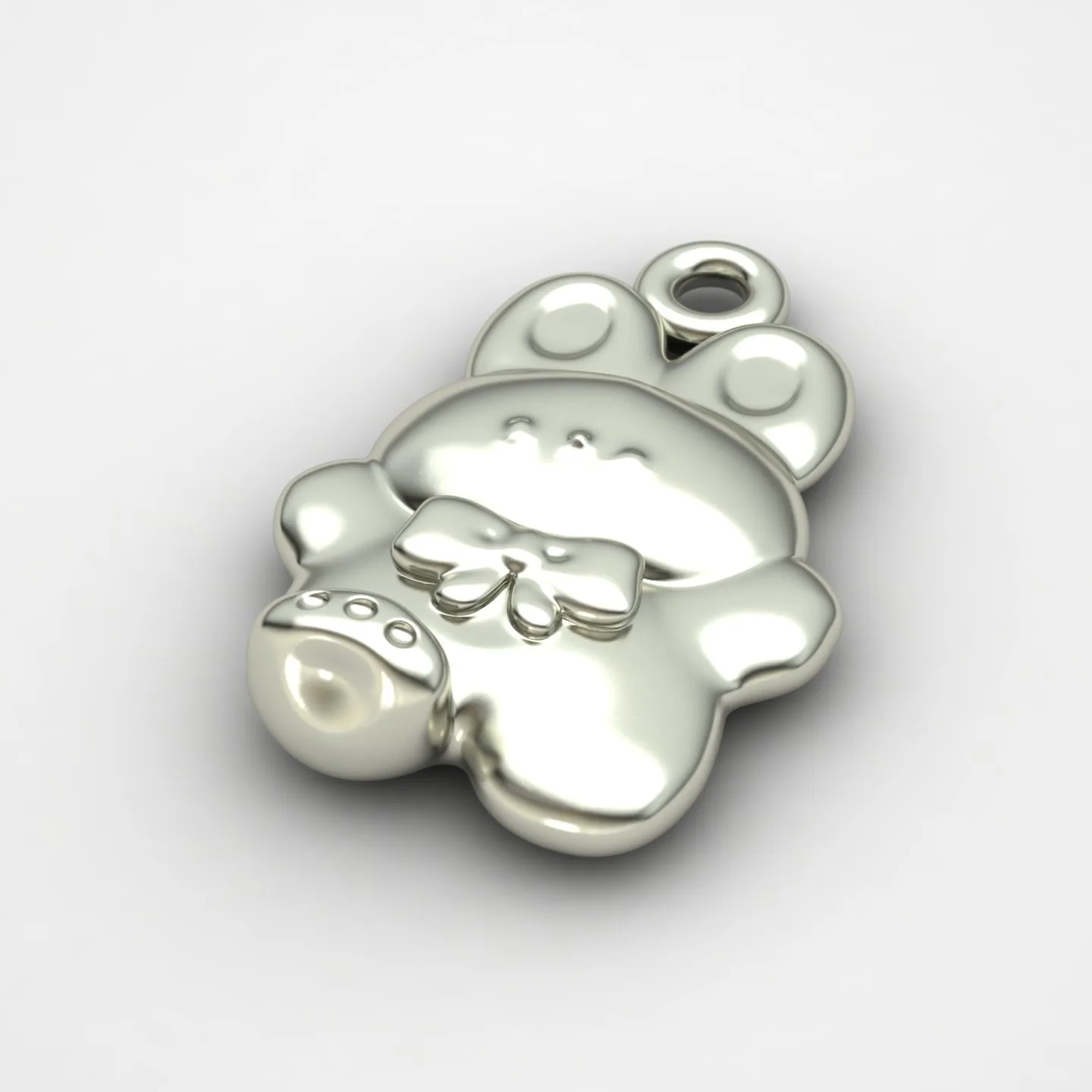 Rabbit Pendant 01 3D Model — image 9