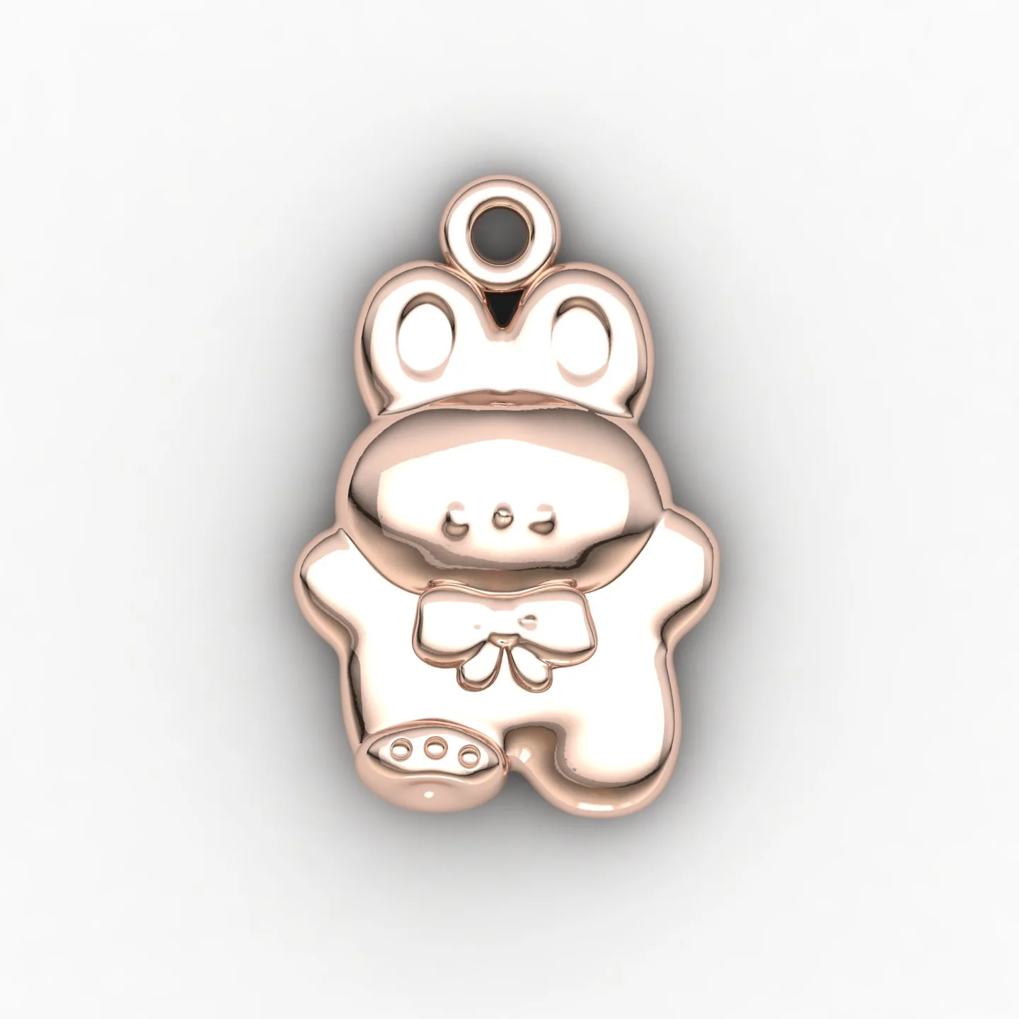 Rabbit Pendant 01 3D Model — image 7