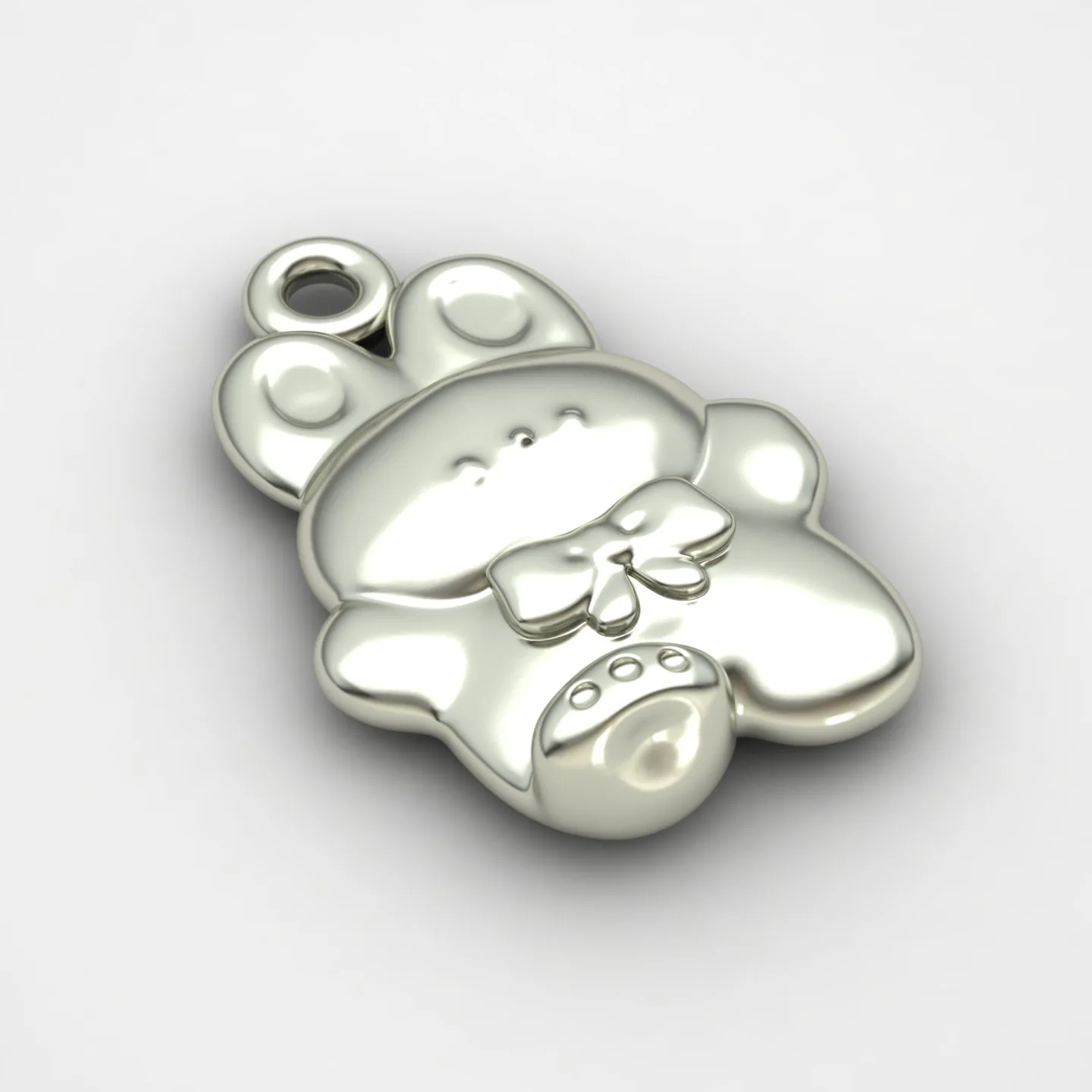 Rabbit Pendant 01 3D Model — image 10