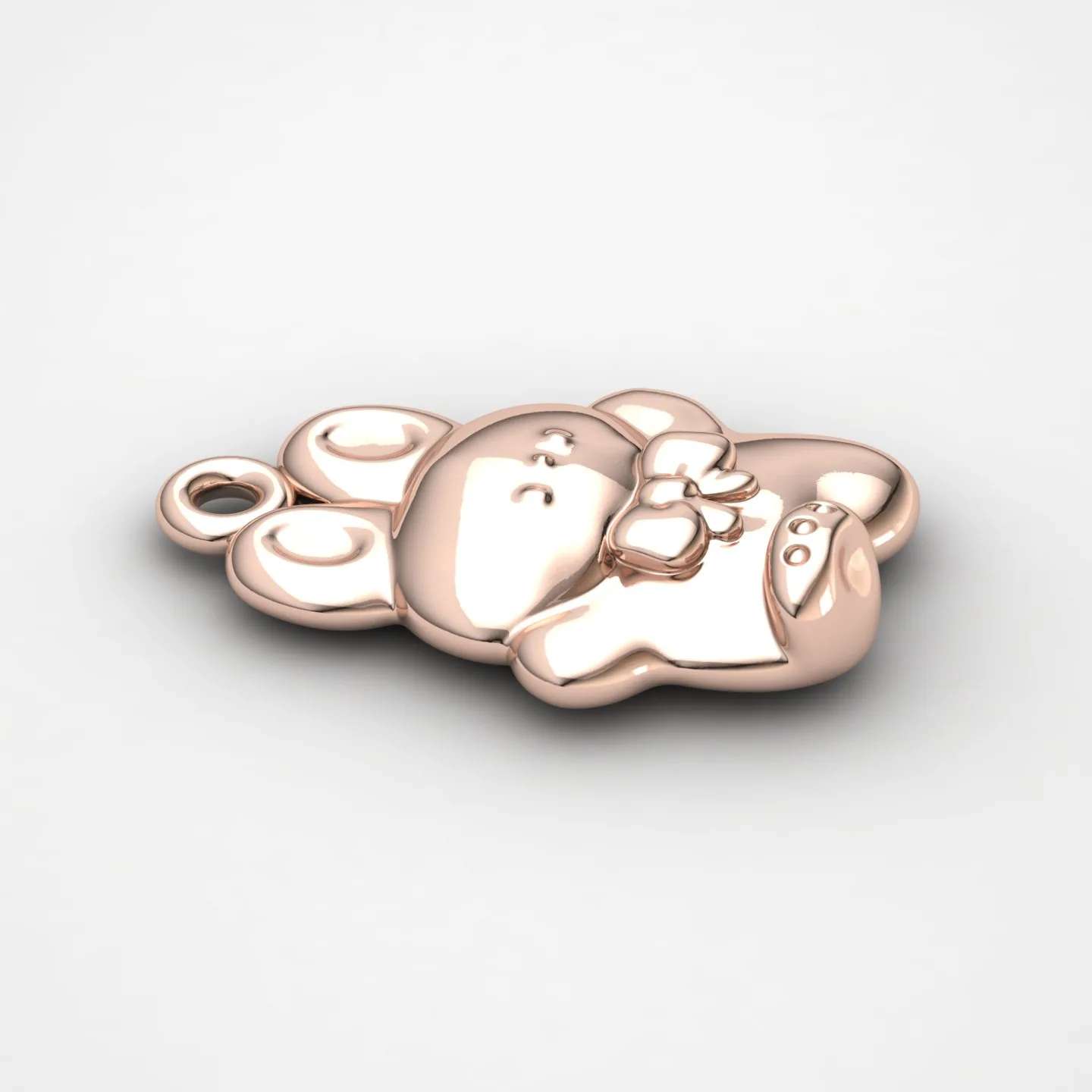 Rabbit Pendant 01 3D Model — image 5
