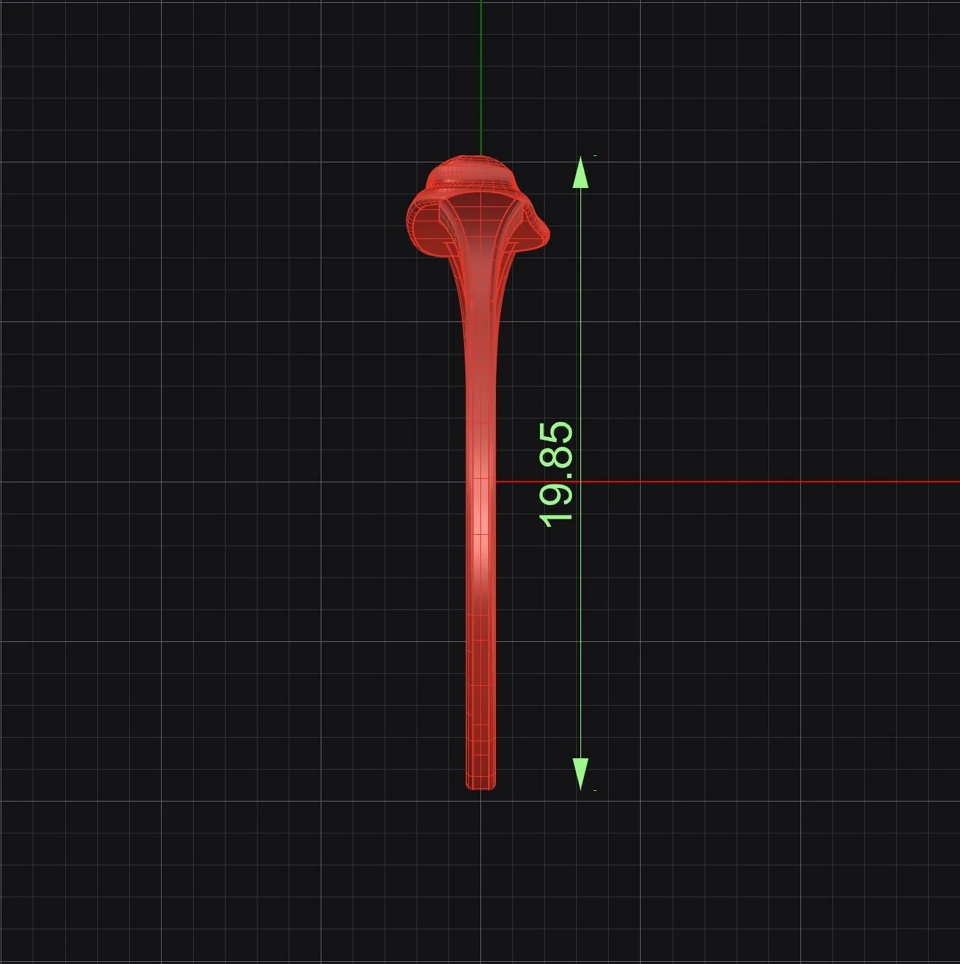 Minimal H Ring Code 1 3D Model — image 4