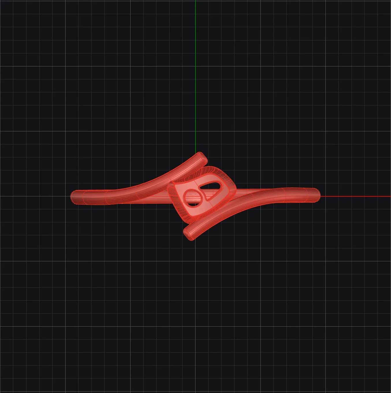 Minimal H Ring Code 2 3D Model — image 2