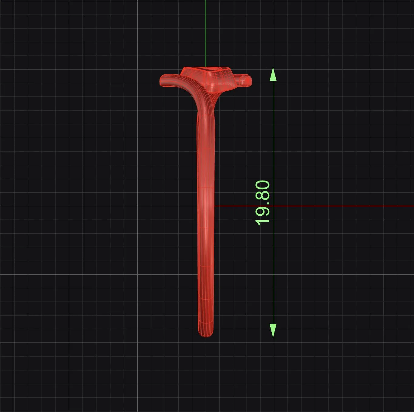Minimal H Ring Code 2 3D Model — image 4