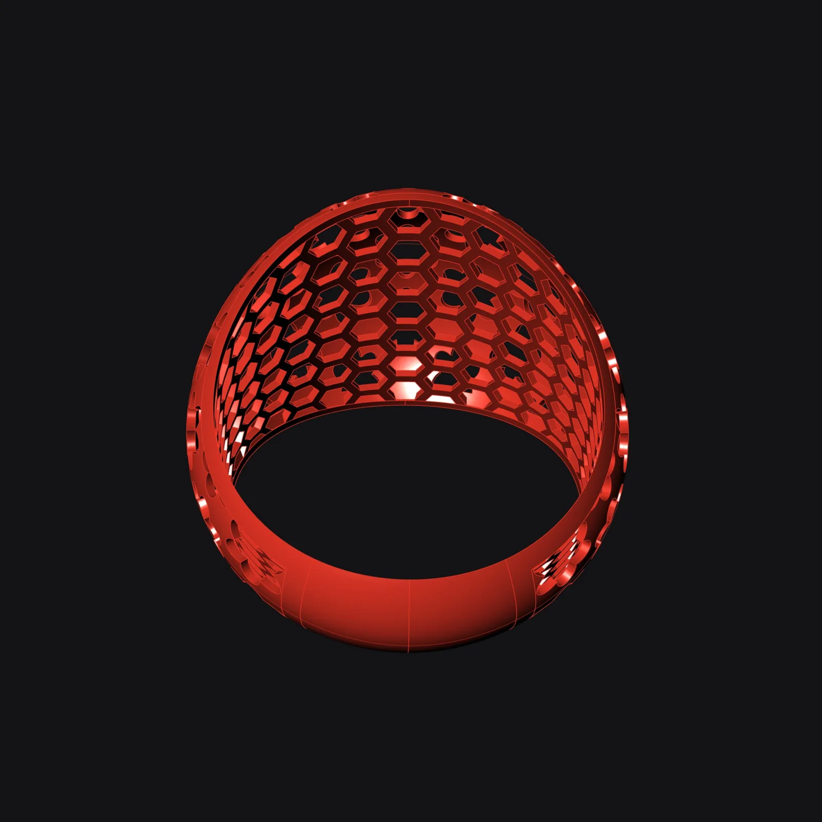 Flower Fyvzhn Kando Ring Code 1 3D Model — image 5