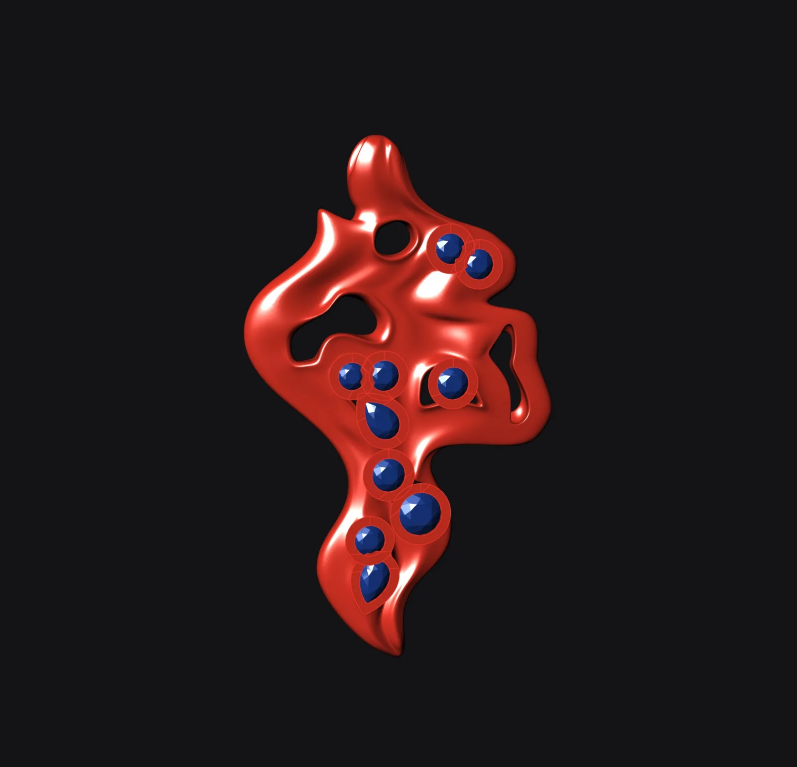 Marjan Daryayi Pendant Code 1 3D Model — image 5