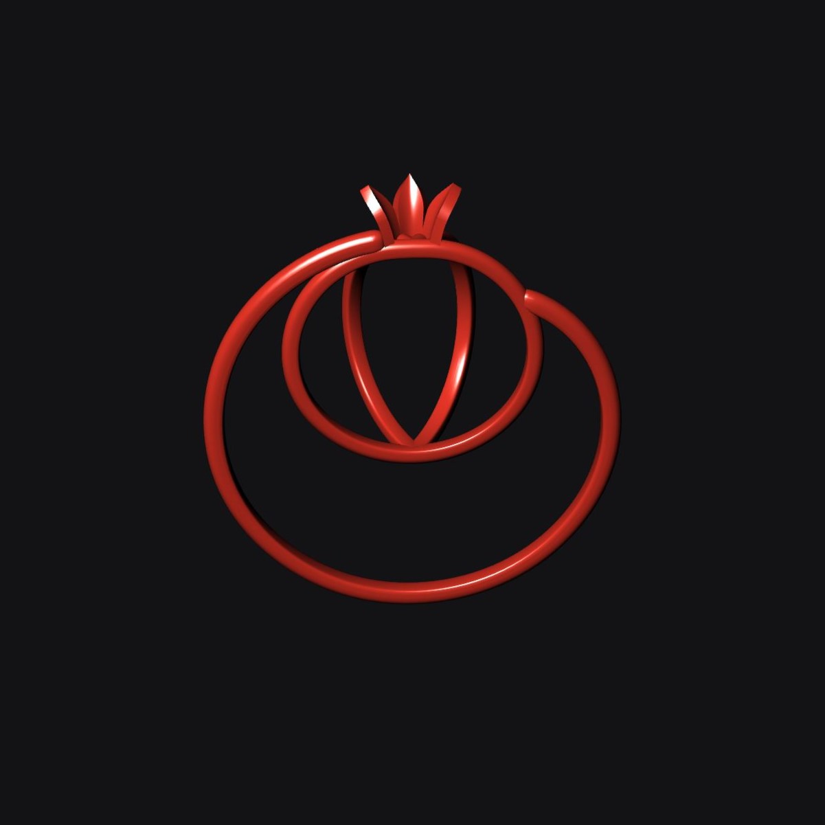 گوشواره انار کد 1 — تصویر ۳