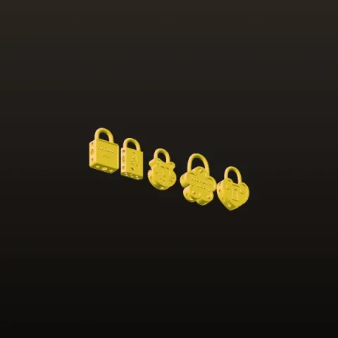 آویز قفل تیفانی میناخور
