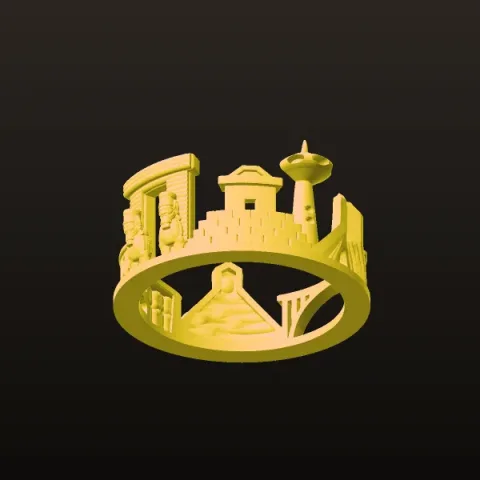 انگشتر معماری ایران