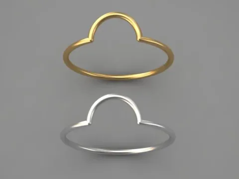 انگشترهای مینیمال و سبک — تصویر ۴۰