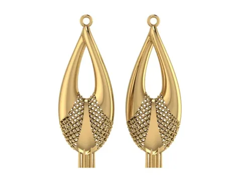 گوشواره سری کریستال طرح 17