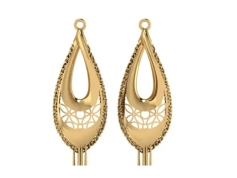 گوشواره سری کریستال طرح 15