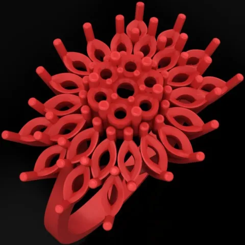 Ring R-J-25 3D Model