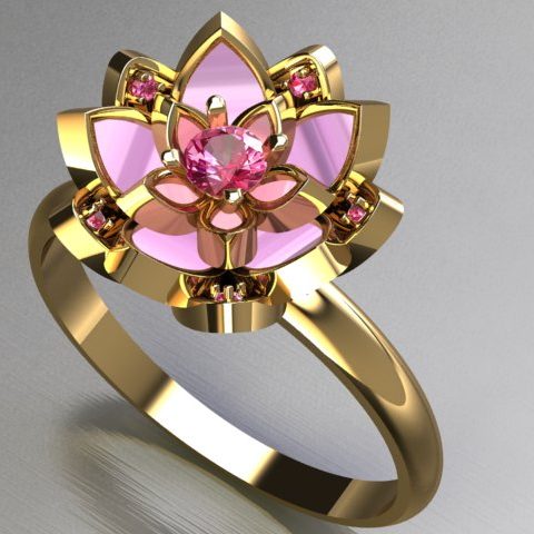 Lotus jewelry design