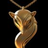 آویز گردنبند روباه - Fox Pendant