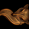 آویز گردنبند روباه - Fox Pendant