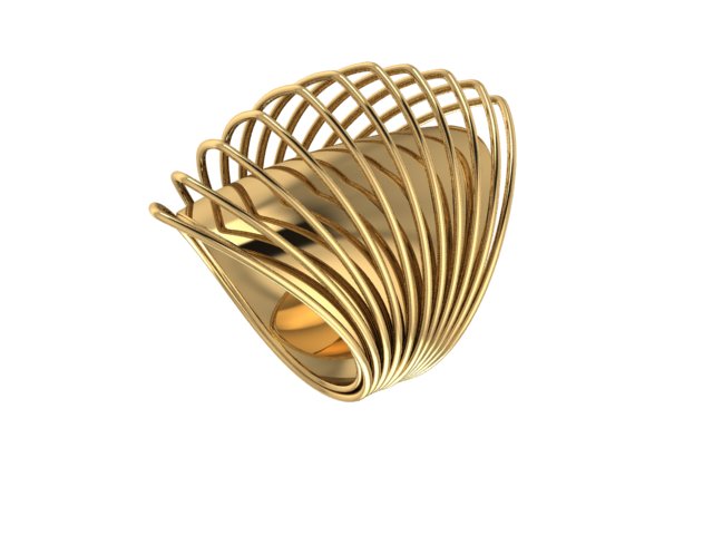 انگشتر با طراحی خانه اپرا sedney ring