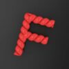 آویز حروف F کد M-H-04