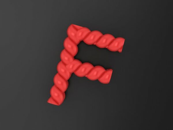 آویز حروف F کد M-H-04