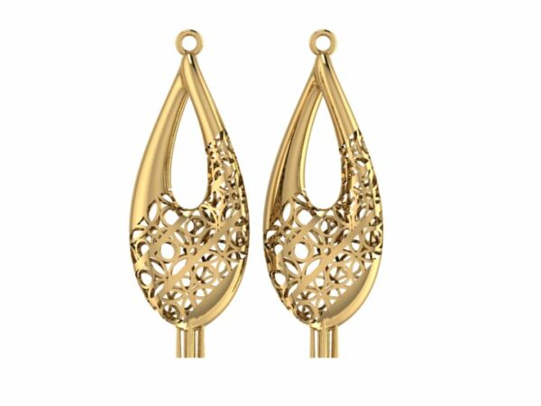 گوشواره سری کریستال طرح 18