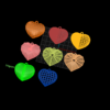 کالکشن آویز دیسکو قلب heart disco - Image 4