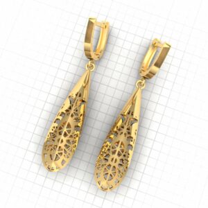 گوشواره سری کریستال طرح 12