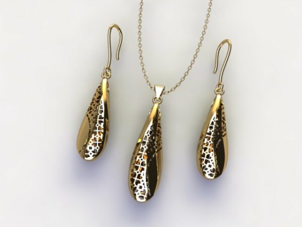 گوشواره سری کریستال طرح 24