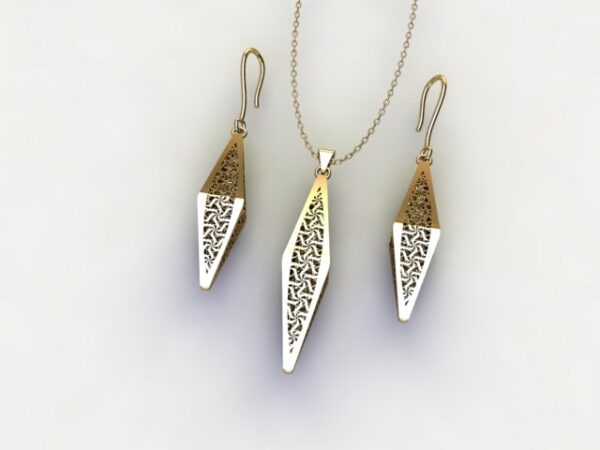 گوشواره سری کریستال طرح 22