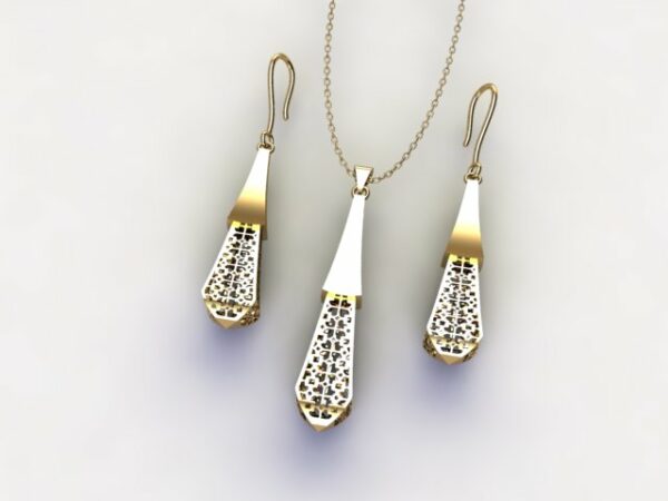 گوشواره سری کریستال طرح 20
