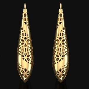 گوشواره سری کریستال طرح 28