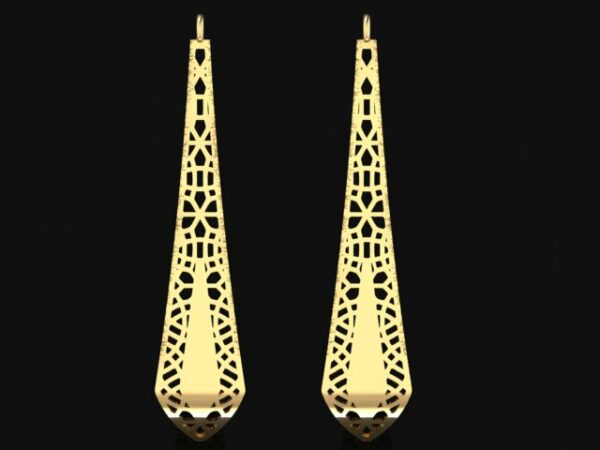 گوشواره سری کریستال طرح 27