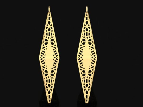 گوشواره سری کریستال طرح 26