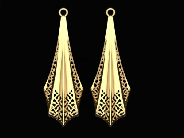 گوشواره سری کریستال طرح 32