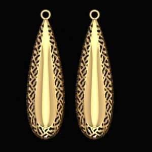 گوشواره سری کریستال طرح 33