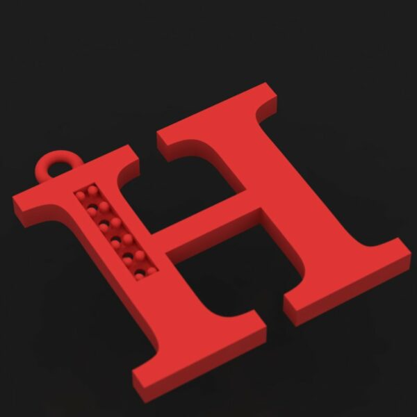 آویز سنگ خور حروف سایز کوچک H-MAYA-S-08