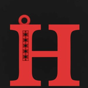 آویز سنگ خور حروف سایز کوچک H-MAYA-S-08