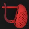 گوشواره مینیمال پوست خور تمام آینه G-M-P-21