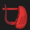 گوشواره مینیمال پوست خور تمام آینه G-M-P-09