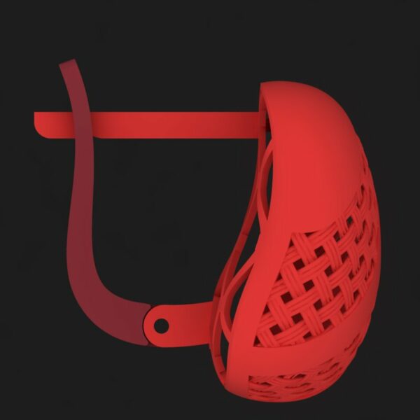 گوشواره مینیمال پوست خور تمام آینه G-M-P-09