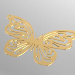 آویز پروانه طرح 2