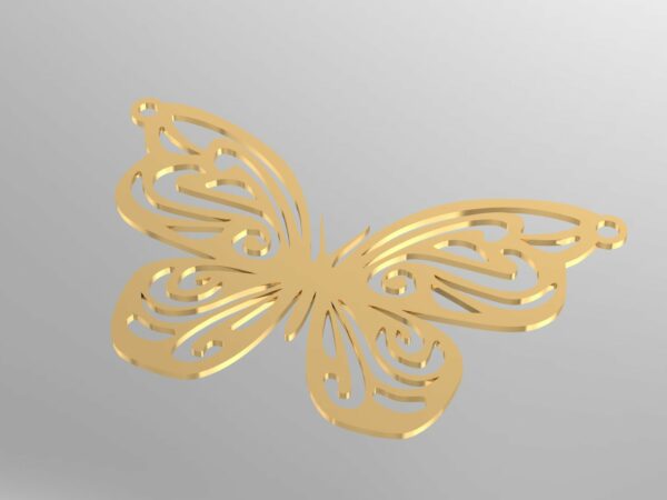 آویز پروانه طرح 2