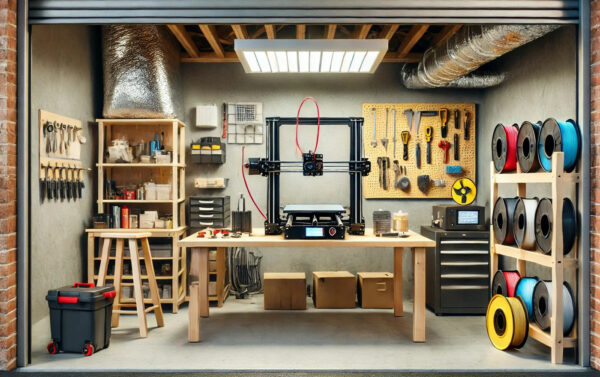 آیا می‌ توانم پرینتر سه‌ بعدی خود را در گاراژ قرار دهم؟