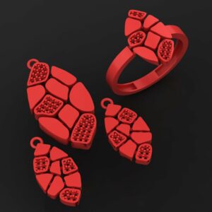 نیم ست سنگ خور پولکی کد N-polaki-21