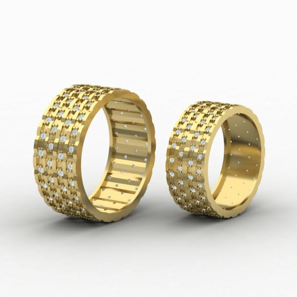 ست حلقه زنانه و مردانه کد 03