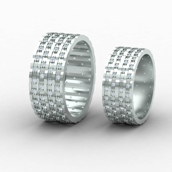 ست حلقه زنانه و مردانه کد 03