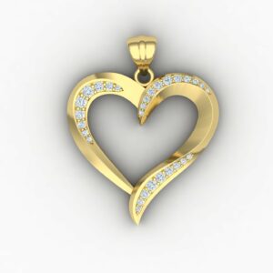 آویز طرح قلب 02