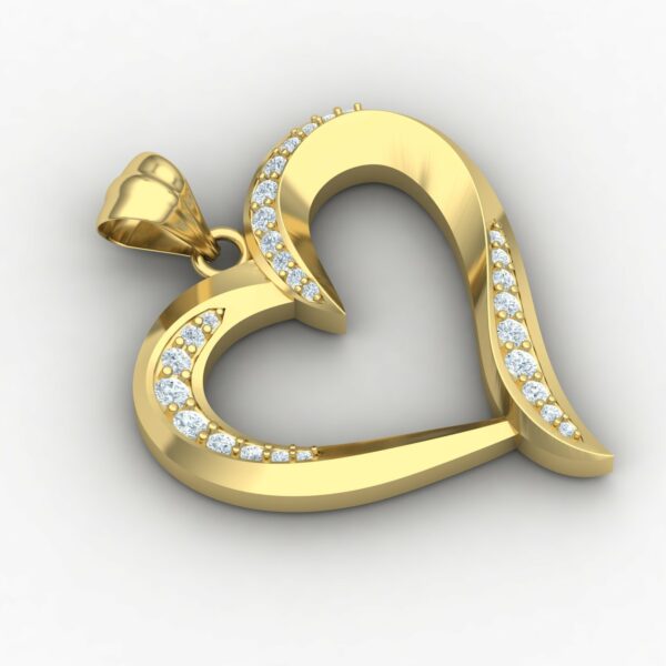 آویز طرح قلب 02