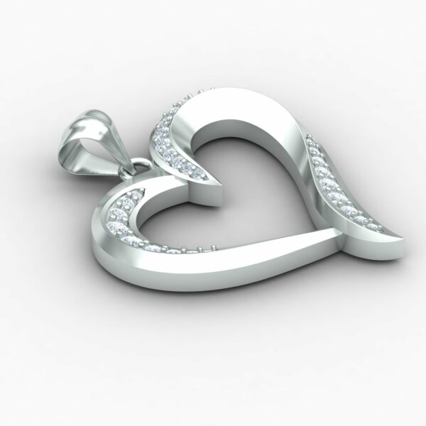 آویز طرح قلب 02