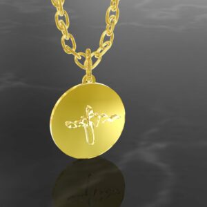 پلاک ضربان تک gold design saideh کد 3