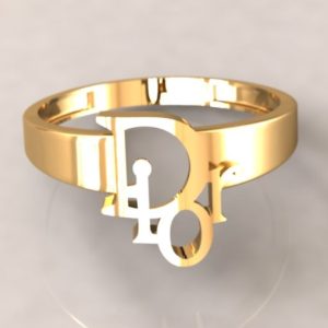 انگشتر مینیمال اسم دیور کد 05