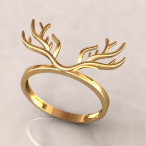 انگشتر مینیمال شاخ کد 07